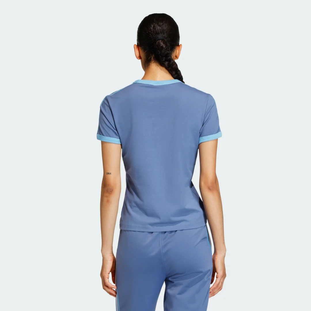 Thumbnail 1 de Camiseta 3-Stripes Slim de Adidas - Azul