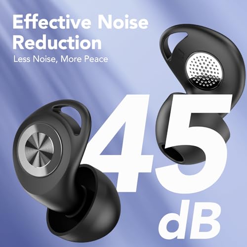 Thumbnail 1 de Tapones Oídos CASCHO para Dormir y Concentración, 45 dB con 8 Tack de Silicona (XS–L) y Estuche Negro