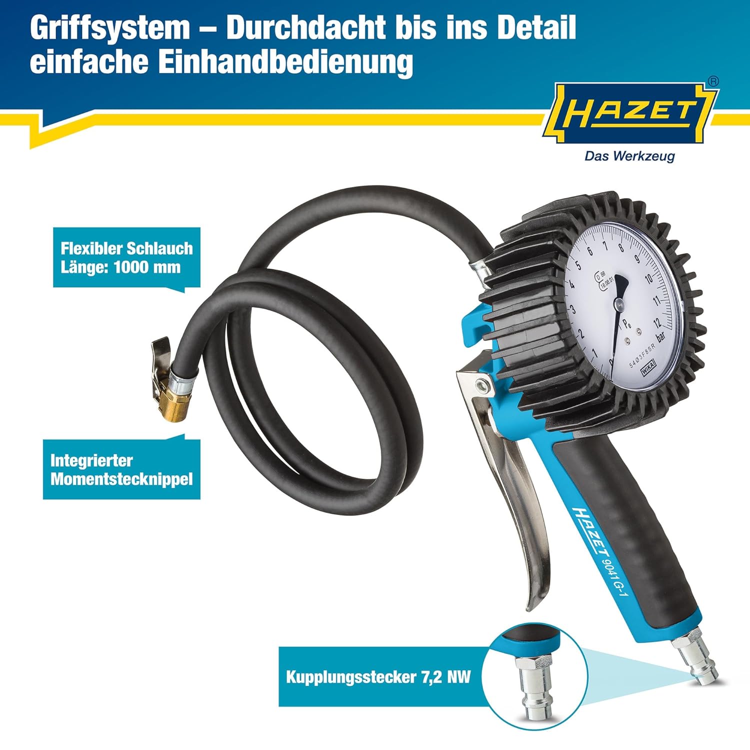 Thumbnail 5 de Hazet Reifenfüll-Messgerät 9041G-1 I