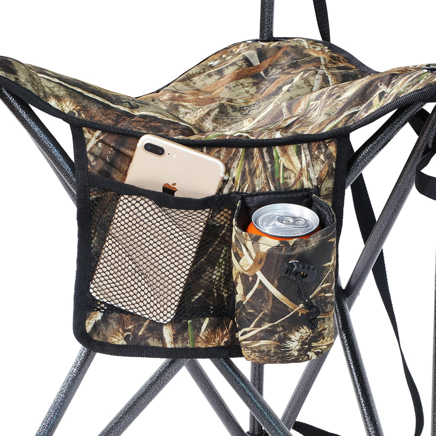 Thumbnail 3 de Portal Camping Stool Folding with Backrest – Portable, Lightweight Seat for Outdoors