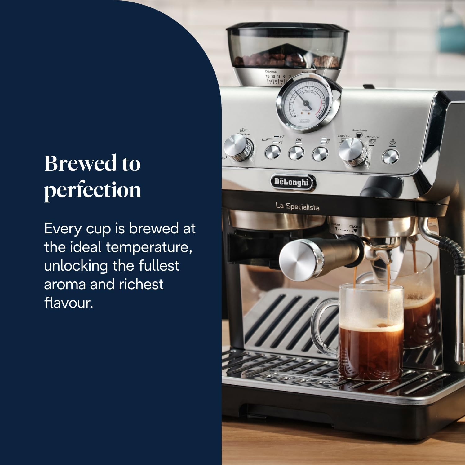 Detalle 2 de De'Longhi La Specialista Metal Barista EC9155.MB 1450W