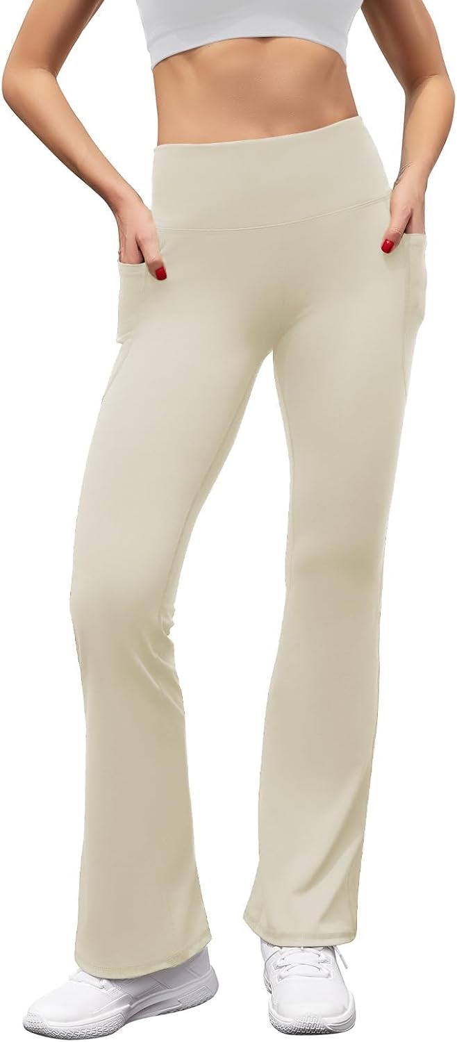 Thumbnail 2 de Glacspyg Yoga Pantalons femme taille haute avec poches – jogging casual stretch