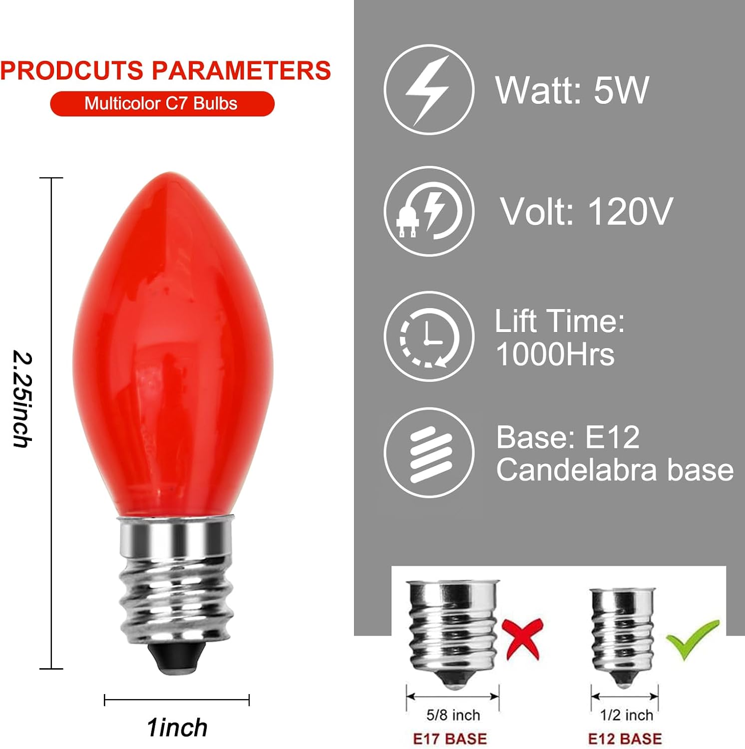 Thumbnail 1 de Abeja C7 Replacement Bulbs, 25-Pack