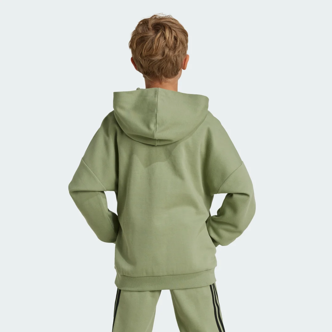 Detalle de Sudadera con capucha Future Icons Logo de Adidas — Verde
