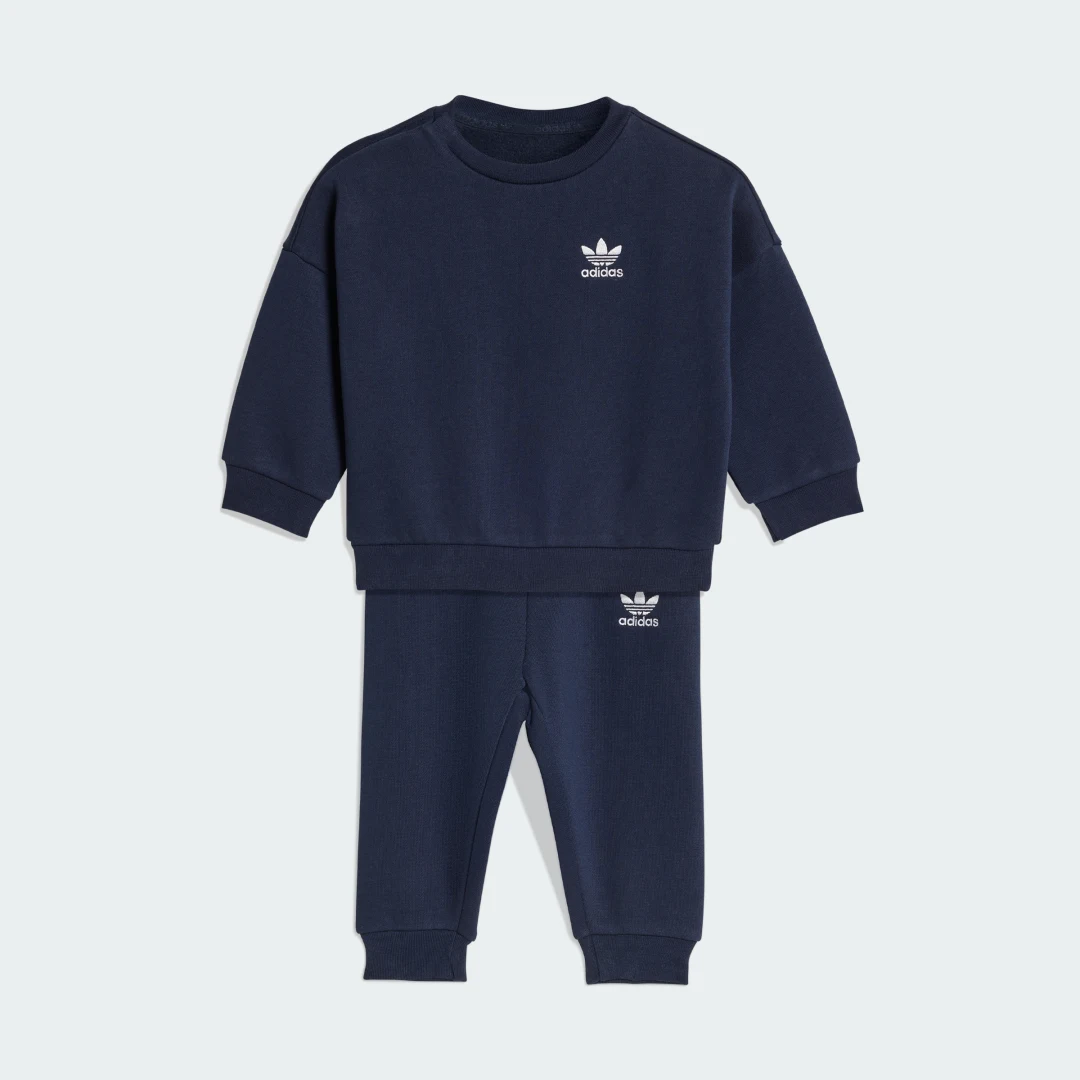 Detalle de Adidas CHÁNDAL LOOSE CREW en color Azul