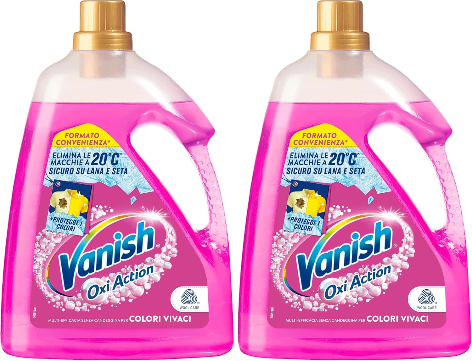 Thumbnail 6 de Vanish Oxi Action Multipower Gel Rosa – Smacchiatore multivalente per capi colorati, 2250 ml