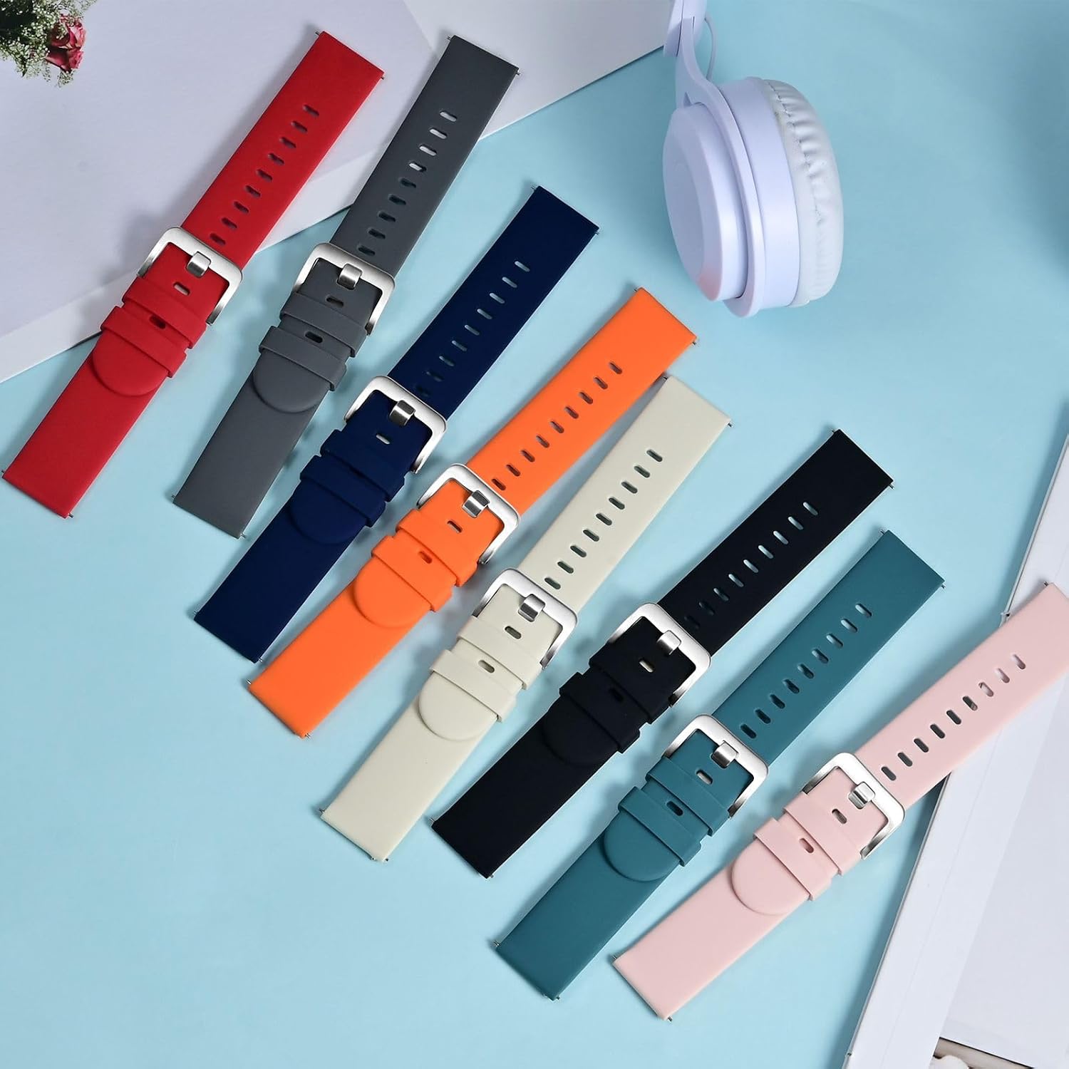 Thumbnail 6 de BISONSTRAP Silikon Uhrenarmband 14–22 mm