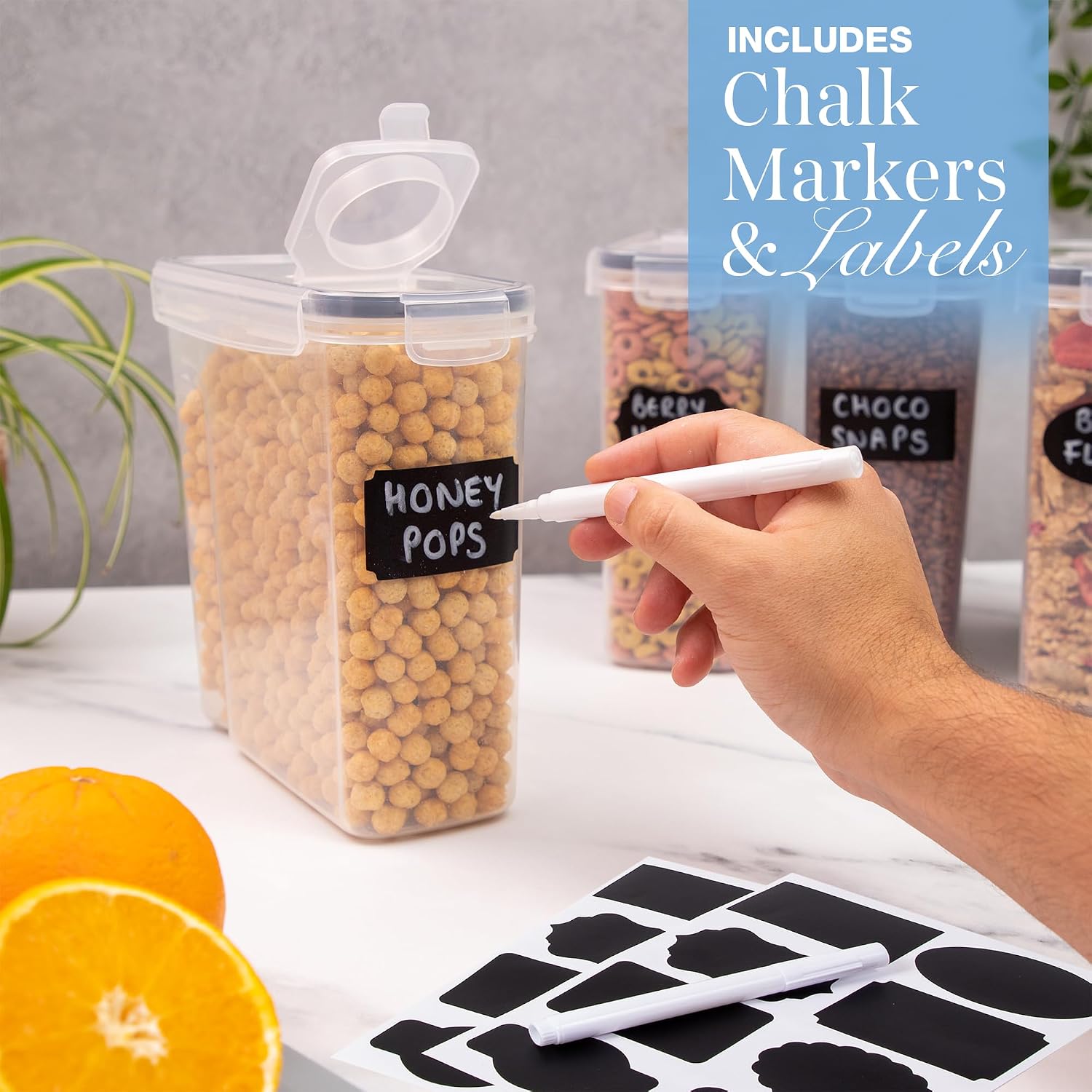 Detalle 2 de nuovva 4L cereal storage containers