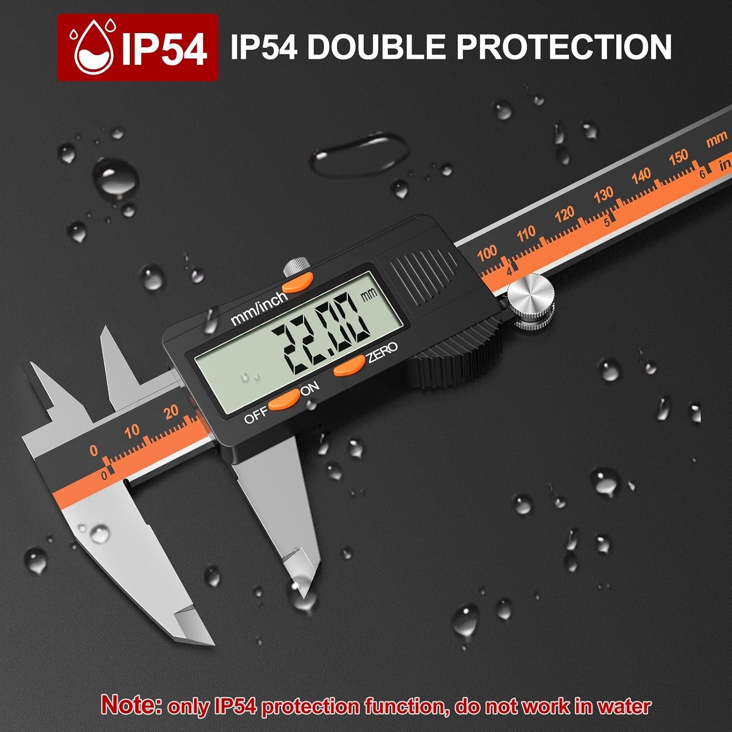 Detalle 2 de Preciva 150mm digital vernier caliper