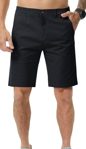 Imagen de Zetieny Men’s 7”/9” Chino Shorts: Casual Elasticated Waist with 4 Pockets en OfertitasTOP