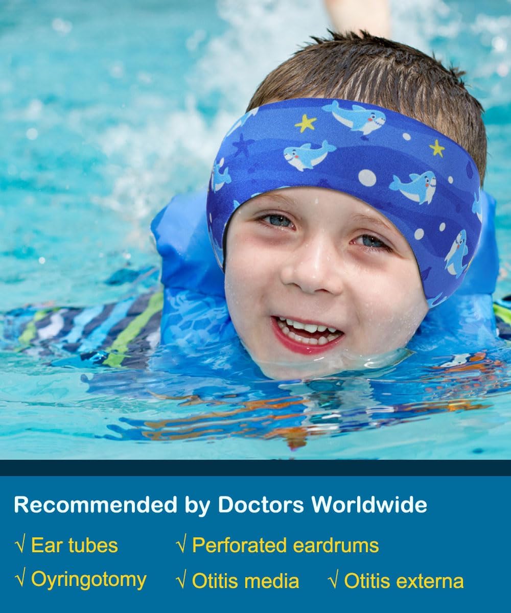 Thumbnail 1 de MoKo Swimming Ear Protection Band – Adjustable Neoprene Headband with Elastic Ear Covers