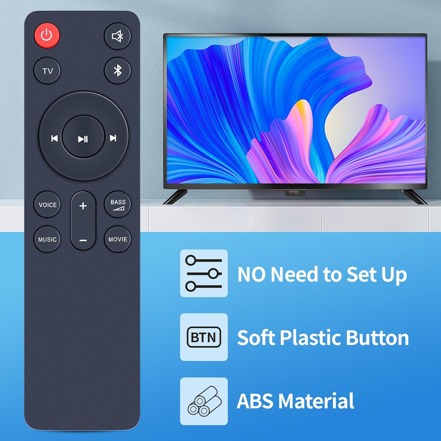 Thumbnail 1 de TCNOUMT SB550/SB510 Remote Control Replacement for JBL Cinema B550 SB510 Soundbar