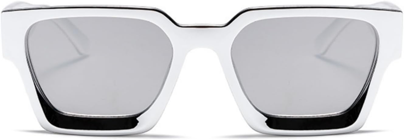 Thumbnail 1 de ASYHV Vintage rechteckige Sonnenbrille mit UV400-Schutz – Retro-Style für Outdoor, Autofahren und Reisen