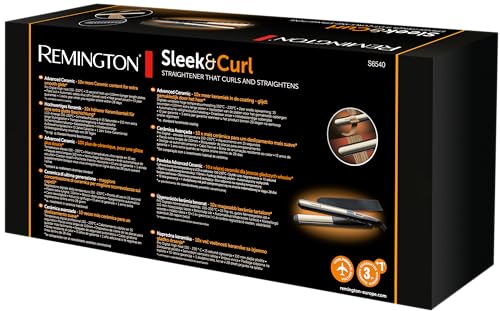 Thumbnail 7 de Remington S6500 Sleek & Curl, piastra per capelli con display LCD e piastre da 110 mm