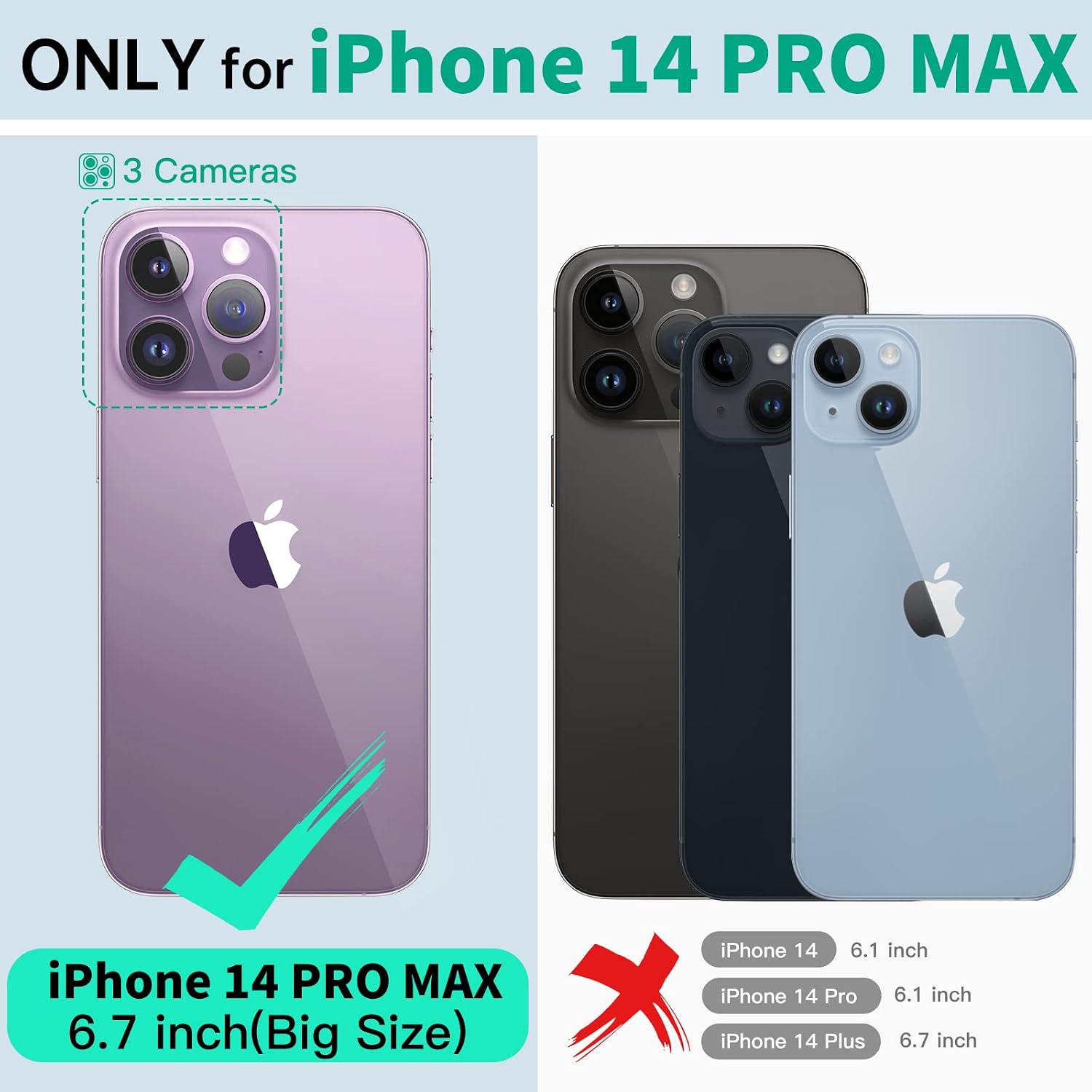 Detalle de Beeasy Robust Series: iPhone 14 Pro Max Case with 360° Military Protection