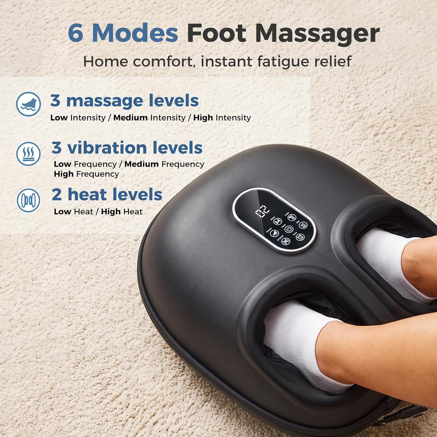 Detalle de DUMOS Foot Massager with Heat