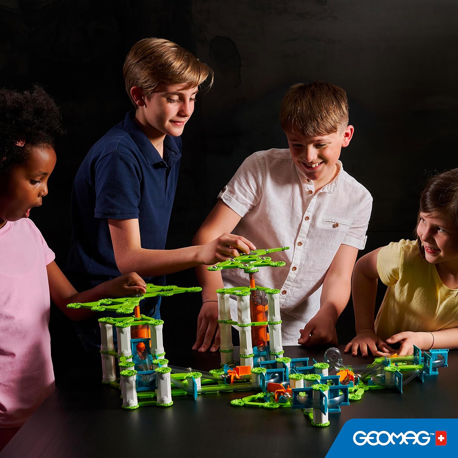 Detalle de Geomag Mechanics Gravity Recycled Combo Starter Set 153 Pcs: costrizioni magnetiche e gravità per imparare giocando