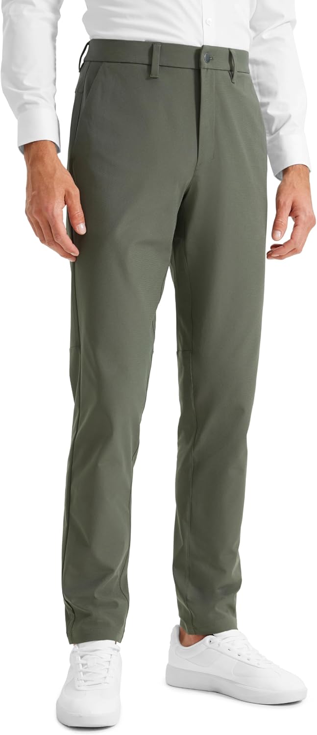Detalle de Pantalon de golf CRZ YOGA extensible pour homme, coupe ajustée (entrejambe 71/76/81/86 cm)