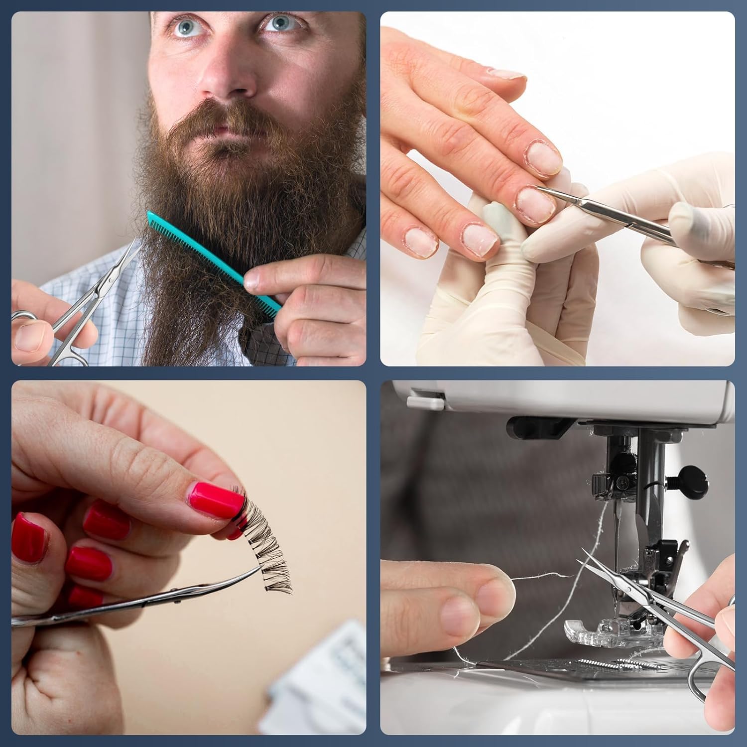 Thumbnail 6 de CGBE Cuticle Scissors Extra Fine Curved Blade