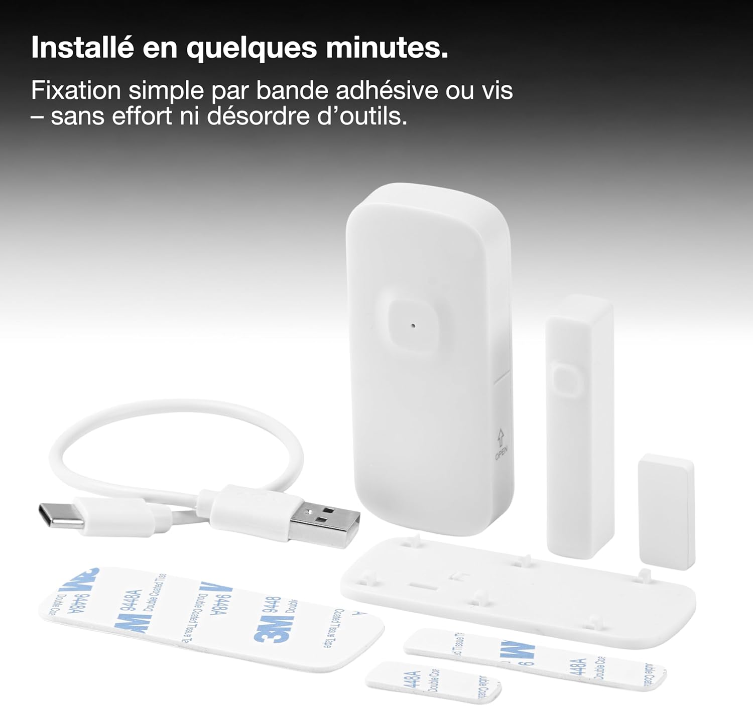 Thumbnail 4 de OSRAM Smart+ Capteur pour la détection de Portes et fenêtres Ouvertes — WiFi, IP20, Non gradable, Blanc