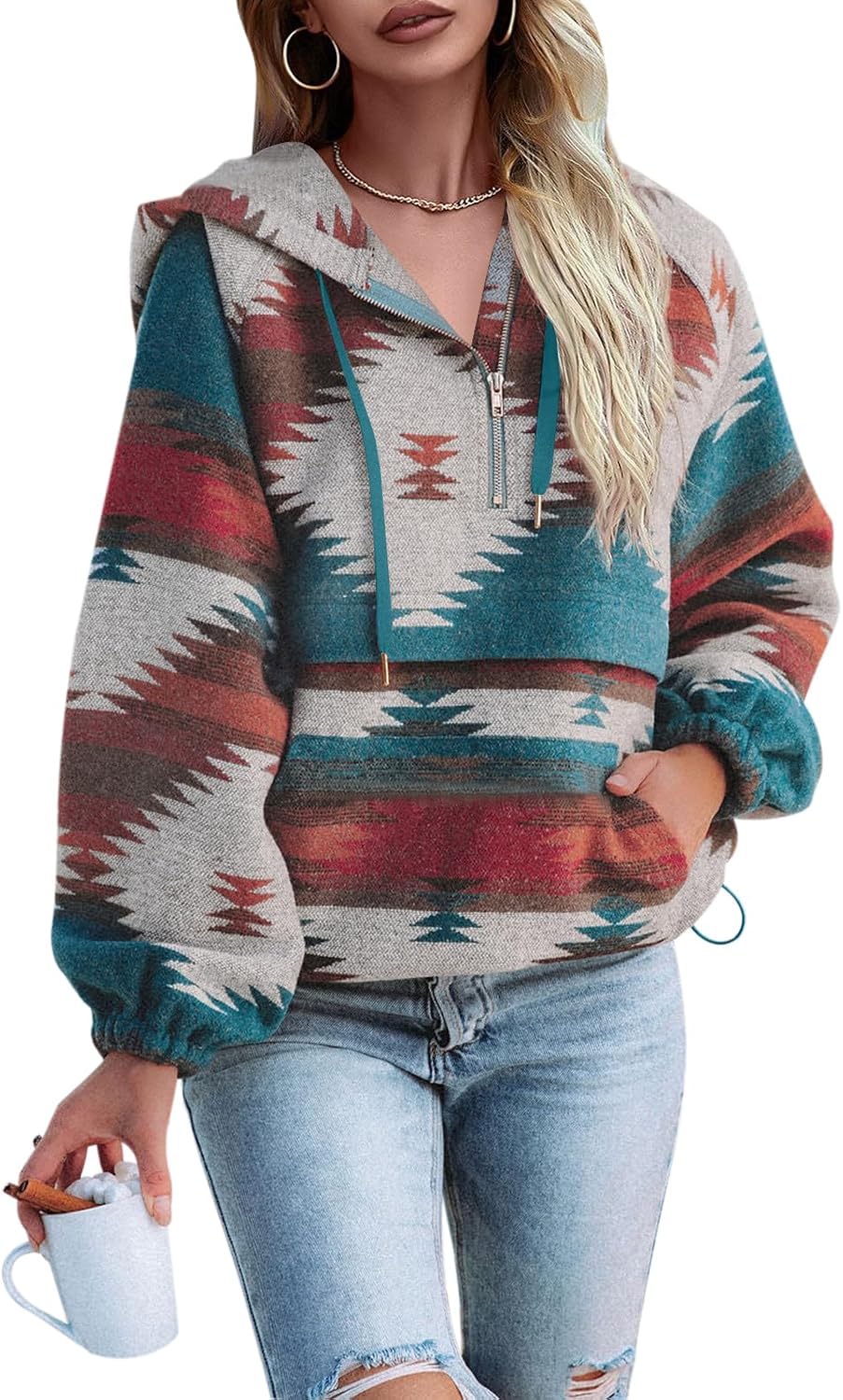 Thumbnail 6 de Fessceruna Women's Western Hoodie in Polyester
