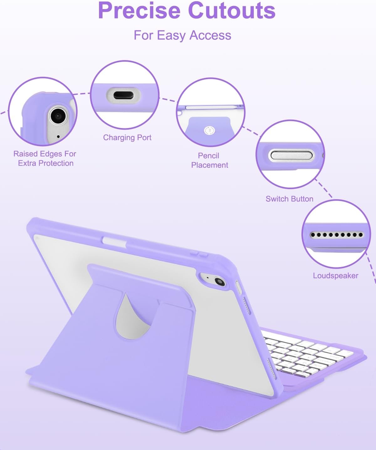 Thumbnail 6 de EAMPANG iPad Keyboard Case for 11th-Generation iPad