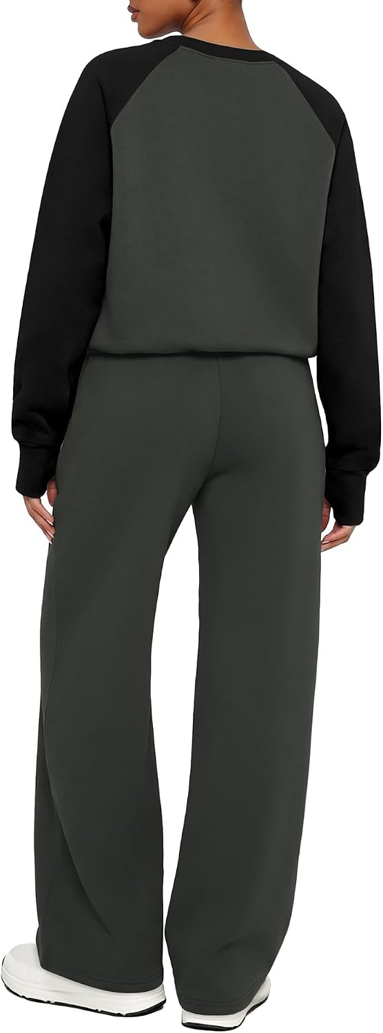 Detalle 1 de OFEEFAN Women's Lounge Set, Fleece-Lined