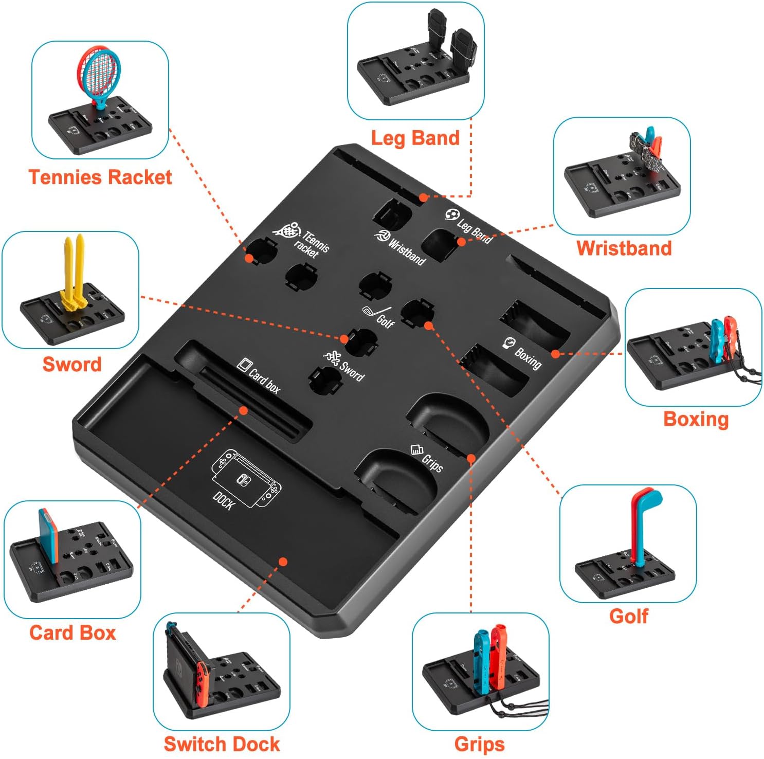 Thumbnail 6 de 16-in-1 Switch Sports Accessories Kit