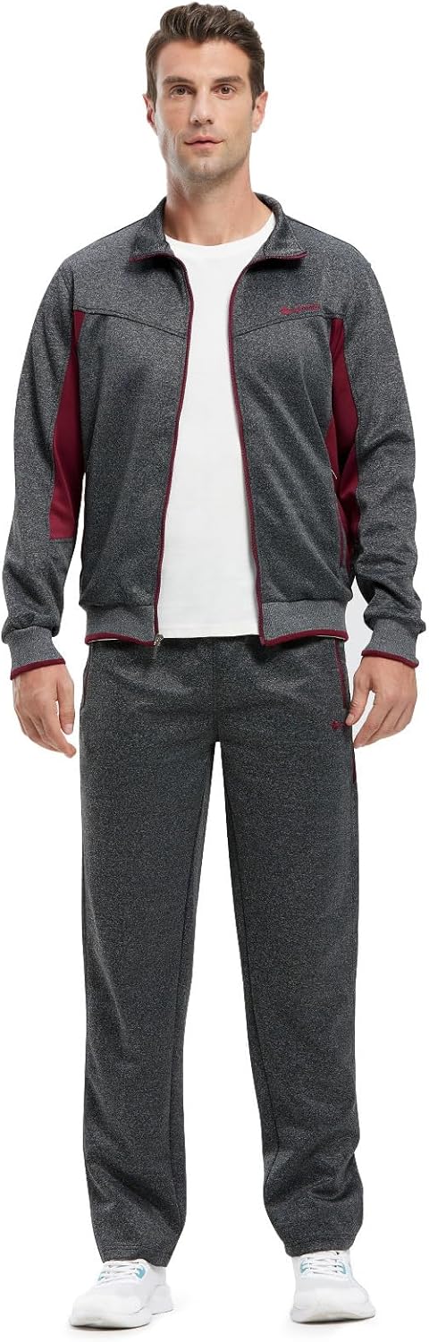 Thumbnail 2 de Rdruko Men's Tracksuit 2-Piece Set – Lightweight, Breathable Gym Sweat Suit