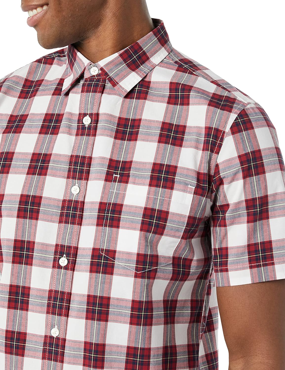 Thumbnail 4 de Amazon Essentials Men’s Slim-Fit Short-Sleeve Poplin Shirt