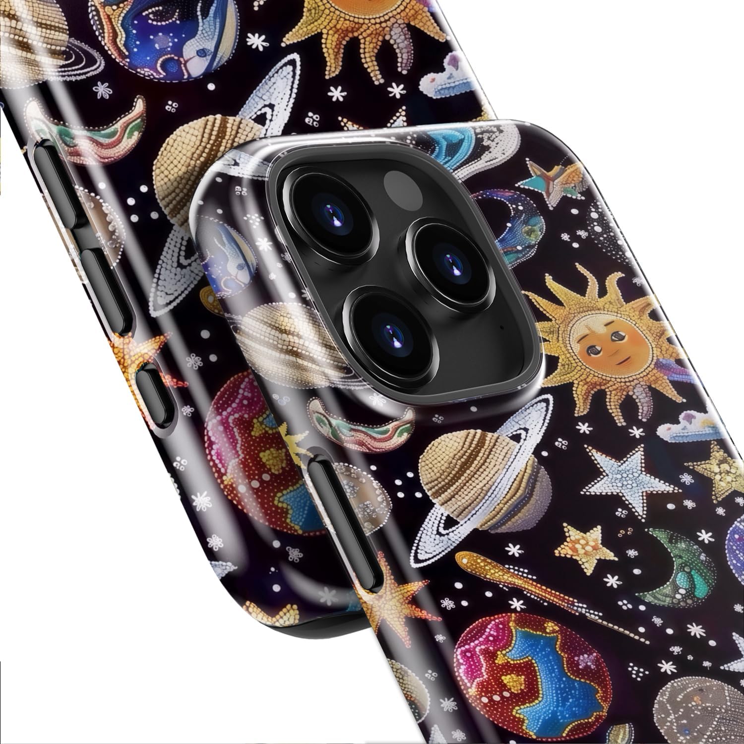 Detalle de Goodon iPhone 13 Pro Floral Case, MagSafe-Compatible Dual-Layer Cover
