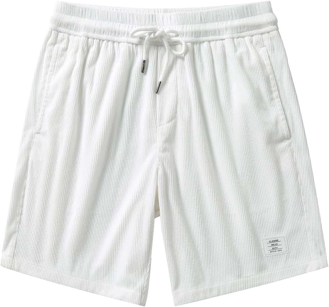 Thumbnail 2 de JMIERR Corduroy Shorts Herren – Sommer Freizeit, elastischer Bund, 100% Polyester