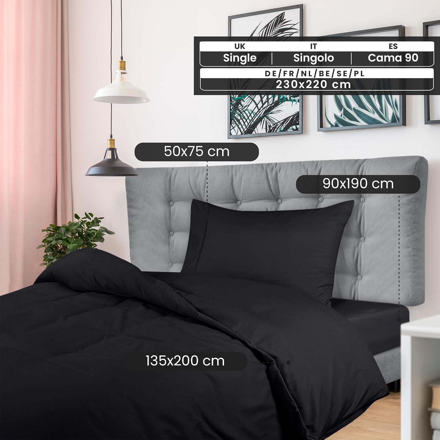 Detalle 2 de Utopia Bedding Funda nórdica 135x200 microfibra