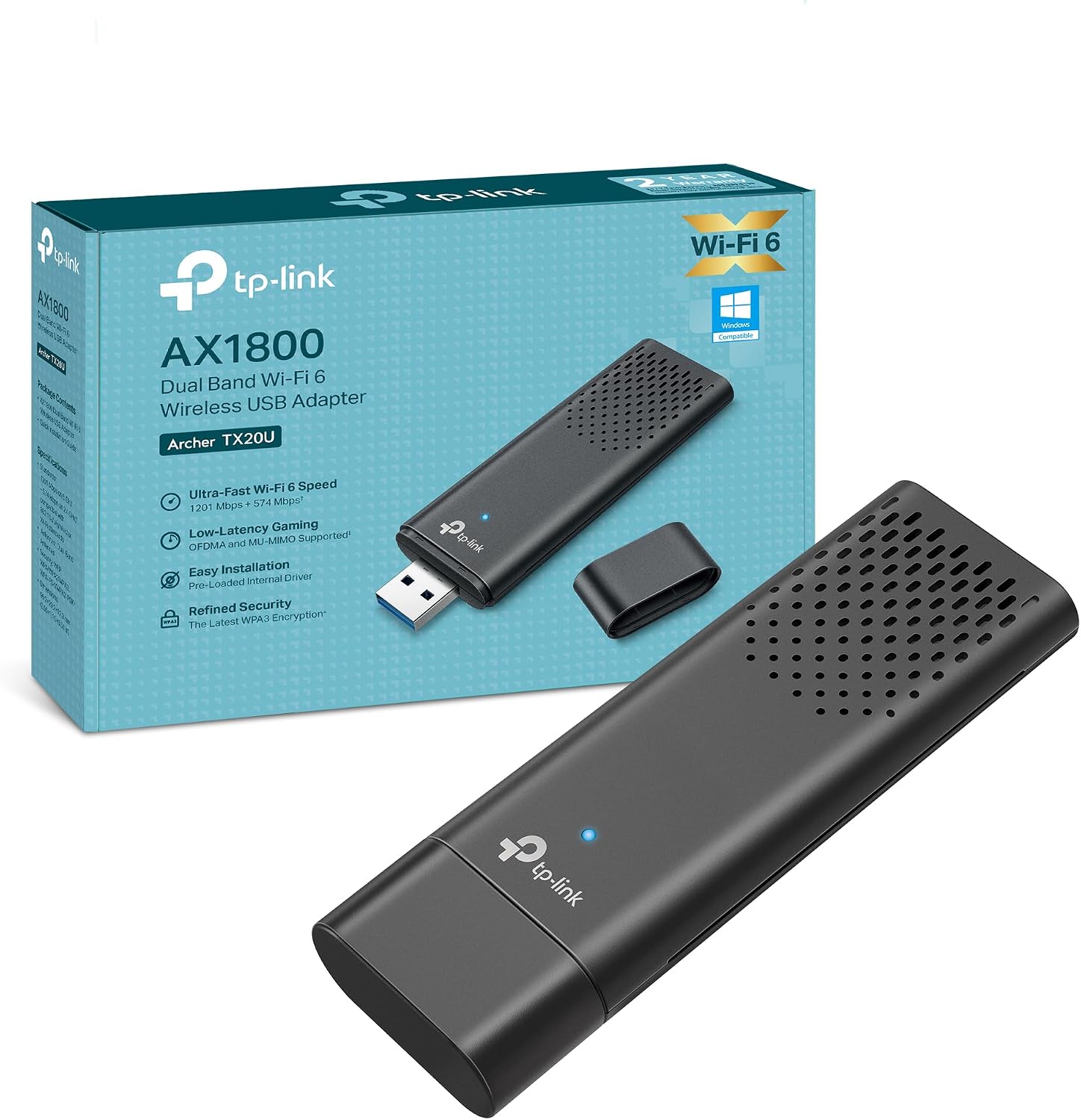 Detalle de TP-Link Archer TX20U WiFi 6 AX1800