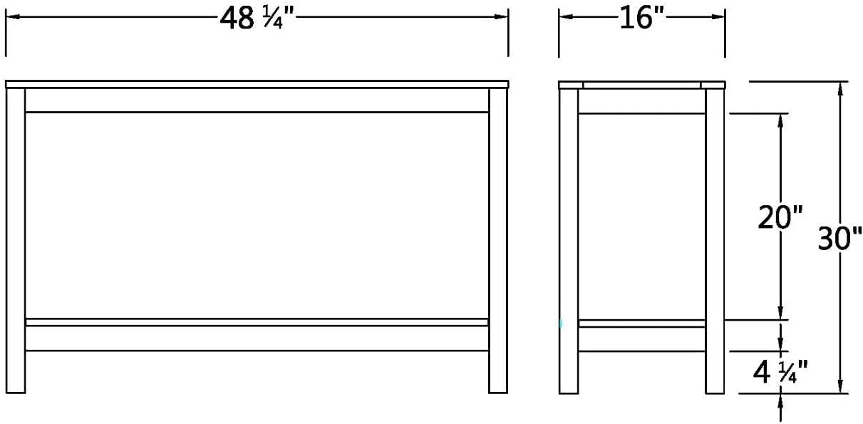 Thumbnail 1 de Cambridge Casual Outdoor Console Table, Solid Wood