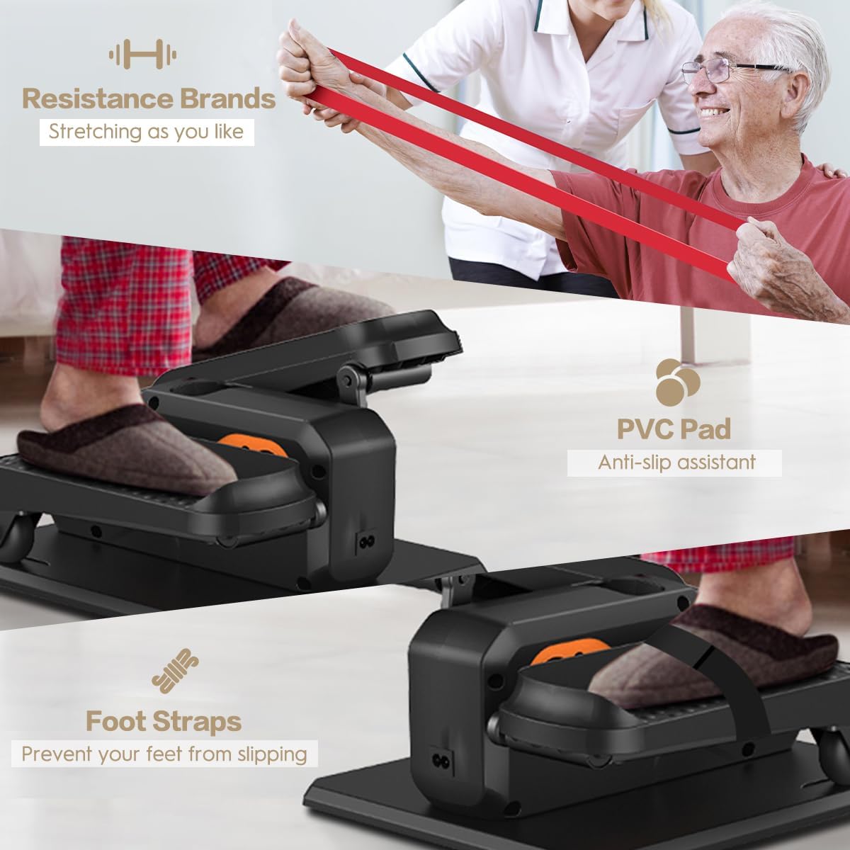 Thumbnail 6 de Under Desk Elliptical 15 Speed for Seniors
