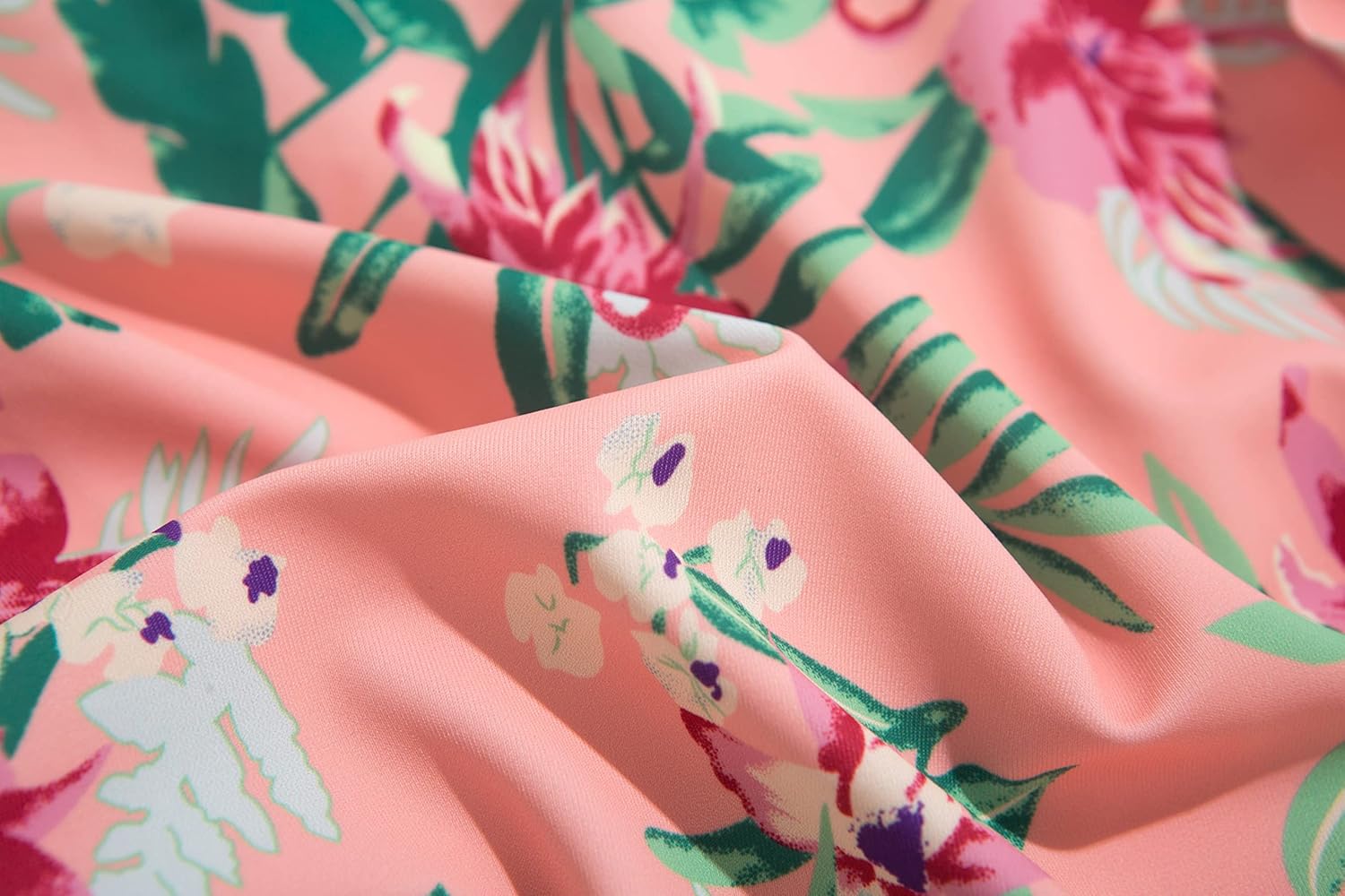 Thumbnail 5 de BONVERANO Kleiner Mädchen Schwimmanzug UV-Schutz Blumenmuster (UPF 50+)
