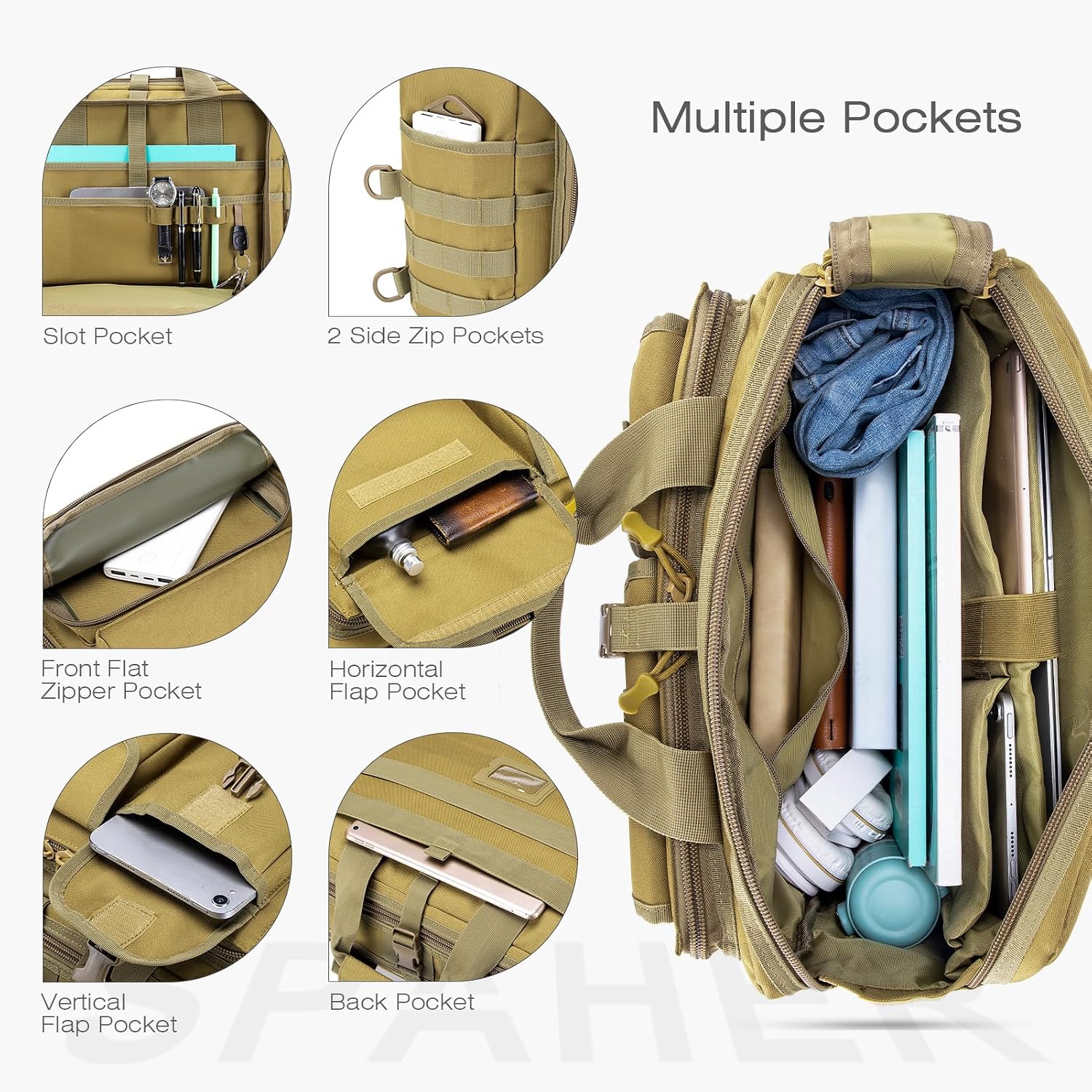 Thumbnail 4 de SPAHER Borsa Porta PC 15,7" Ventiquattrore