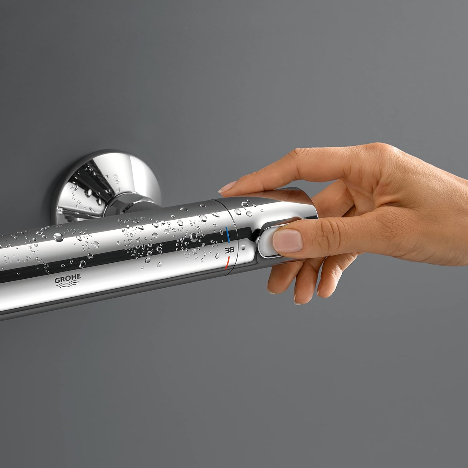 Thumbnail 3 de GROHE QUICKFIX Precision Flow: Miscelatore termostatico per doccia Cromato 34840000