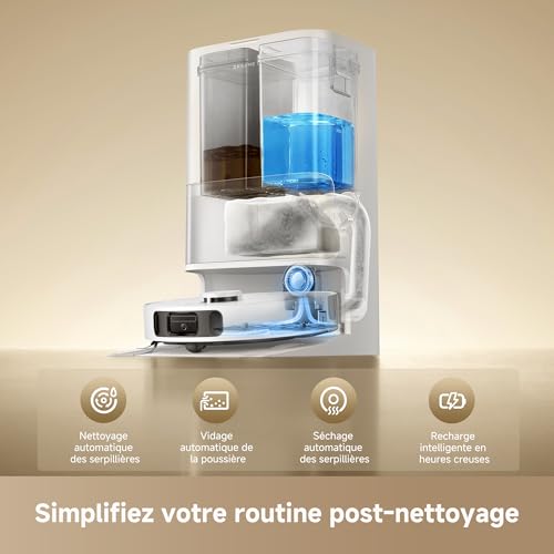 Thumbnail 6 de DREAME L40 Ultra A : robot aspirateur et laveur à bascule des serpillières et vidage automatique