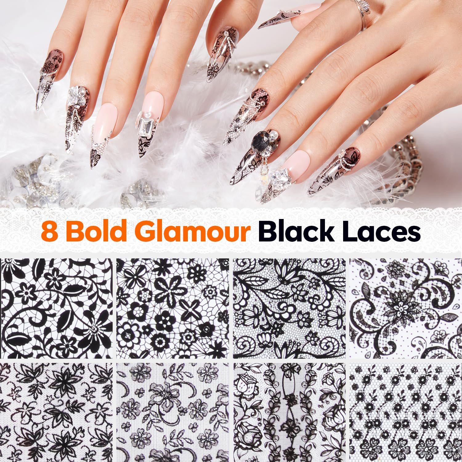 Thumbnail 2 de Modelones Nail Foil Transfers, 20 Rolls