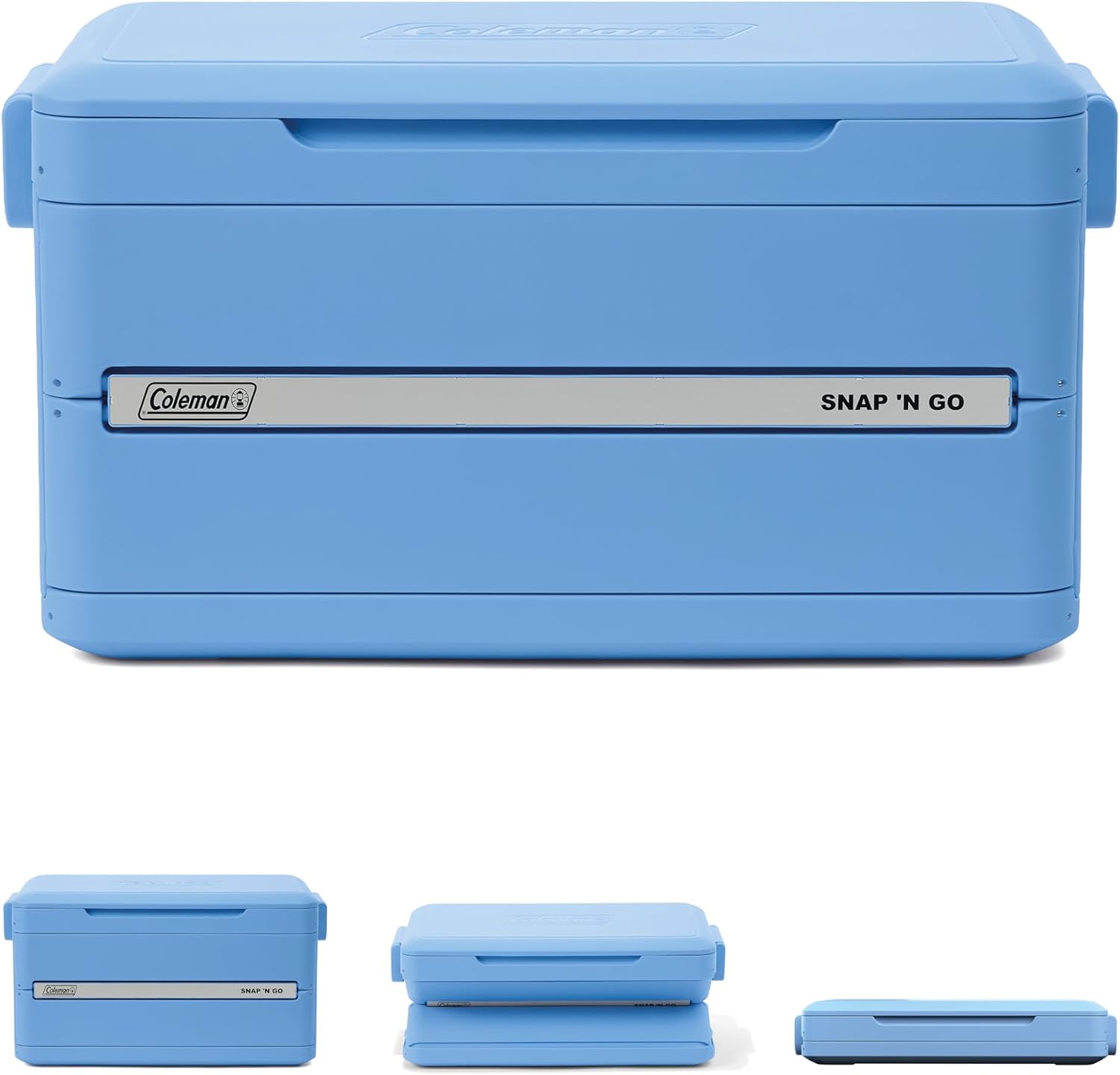 Detalle de Coleman Snap 'N Go 55QT Borsa frigo pieghevole – 52 L, raffreddamento efficiente per picnic e campeggio