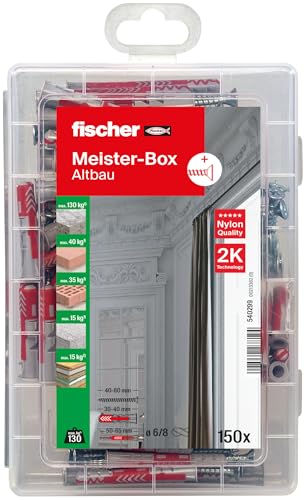 Detalle de fischer Meister-box Duopower 150 tacos y tornillos
