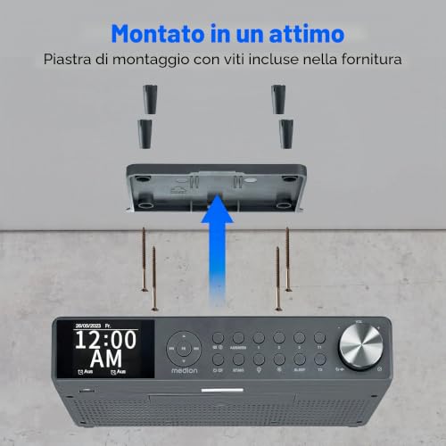 Detalle de MEDION radio da cucina DAB+