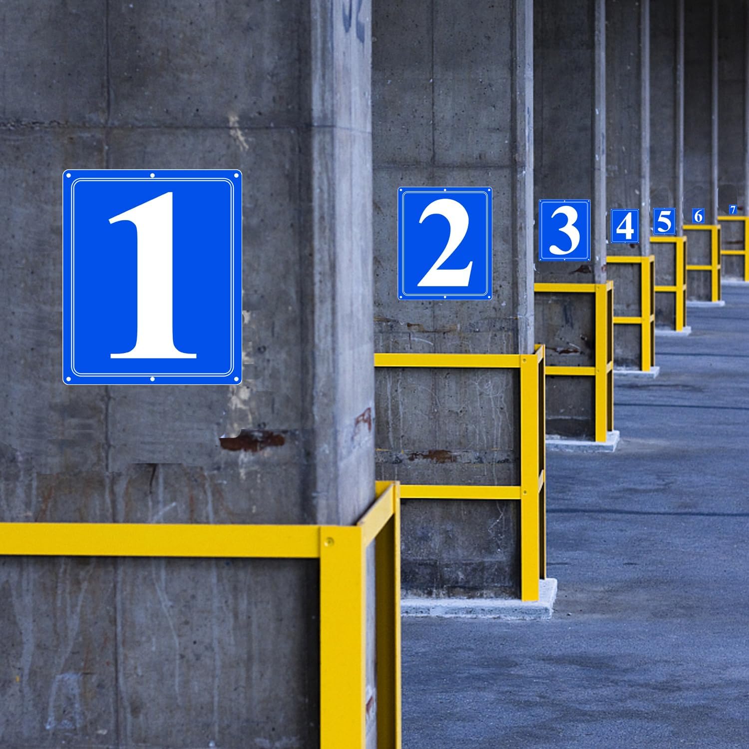 Detalle de i-CowFun Aluminum Number Sign 12 x 10 in
