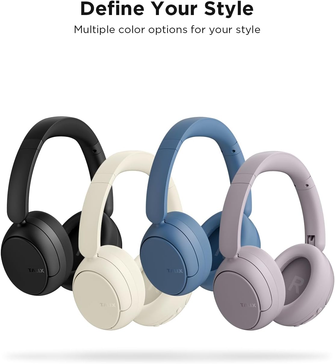 Thumbnail 6 de TALIX H30 Hybrid ANC Headphones in Purple