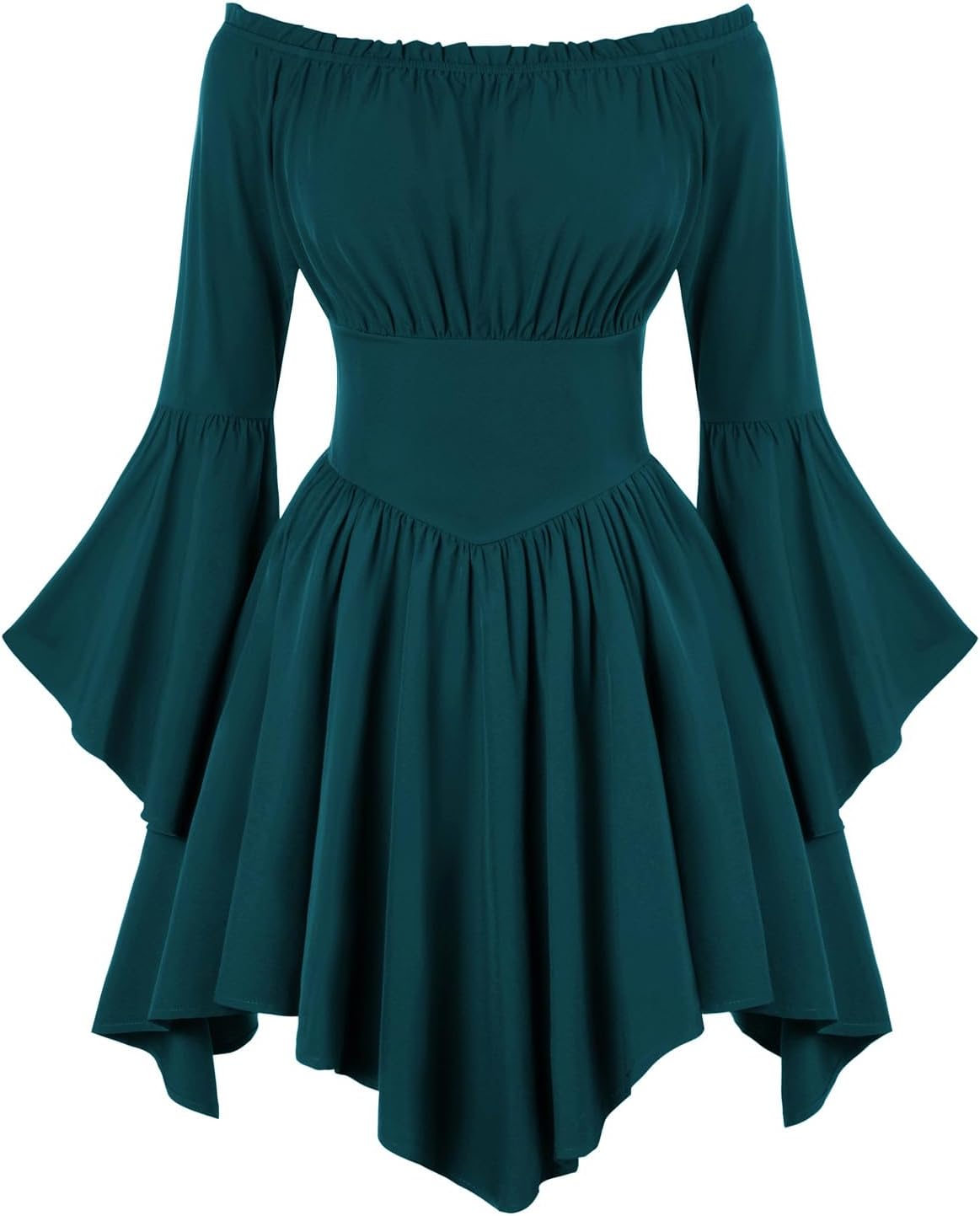 Detalle de Scarlet Darkness Renaissance Off-Shoulder Dress