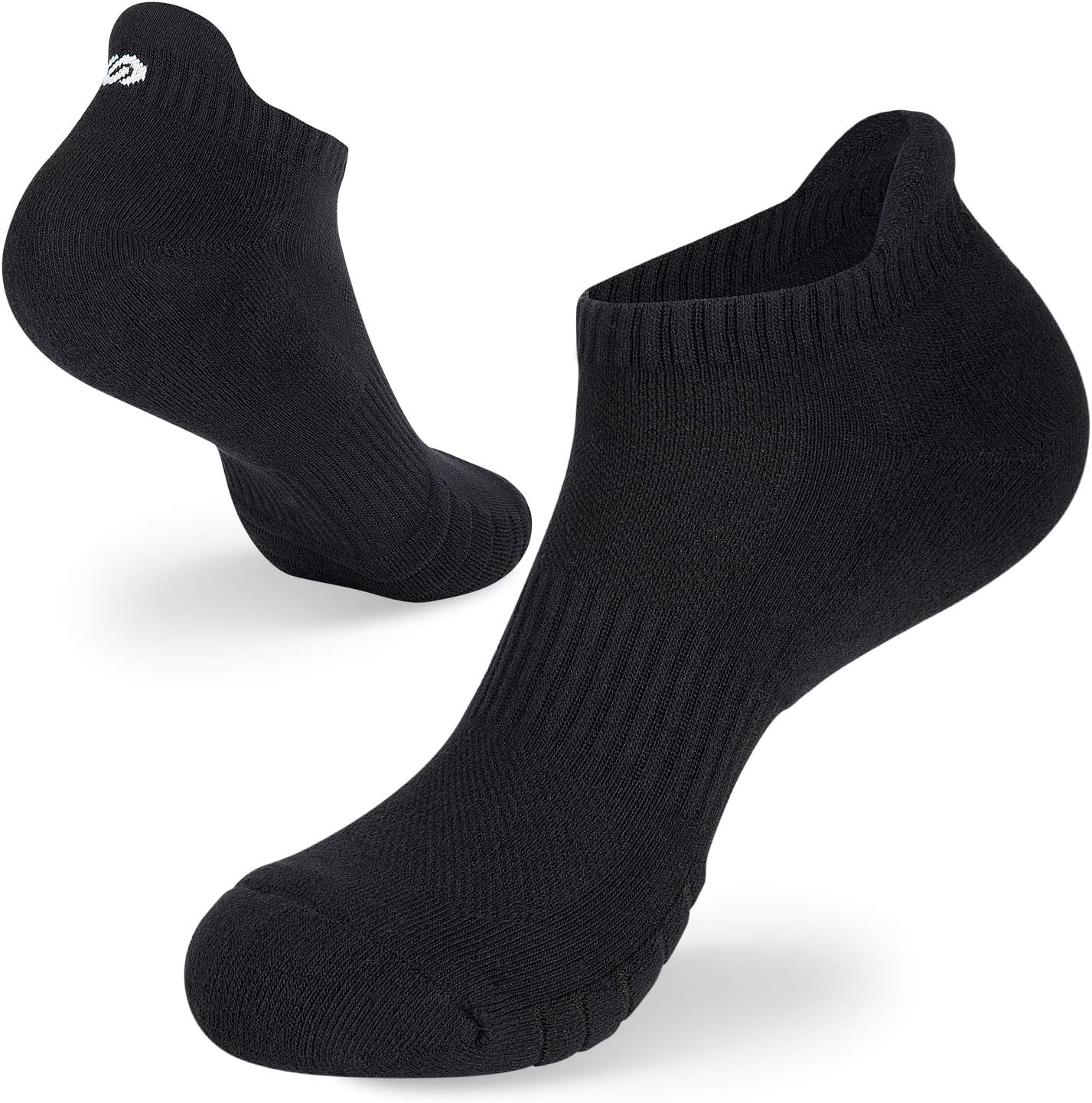 Detalle de coskefy Sports Ankle Socks Thick Cushion Cotton Low Cut Running Socks for Men & Women – 6 Pairs
