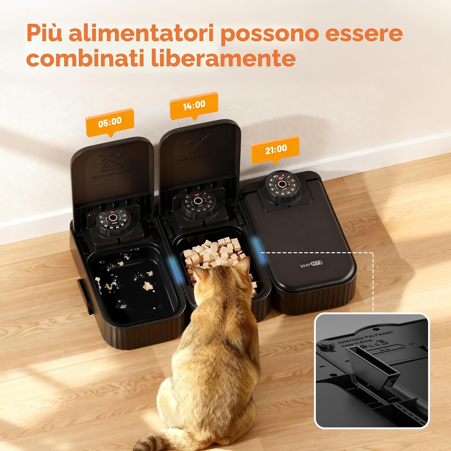 Thumbnail 4 de SOOFPET Distributore automatico 350 g per gatti