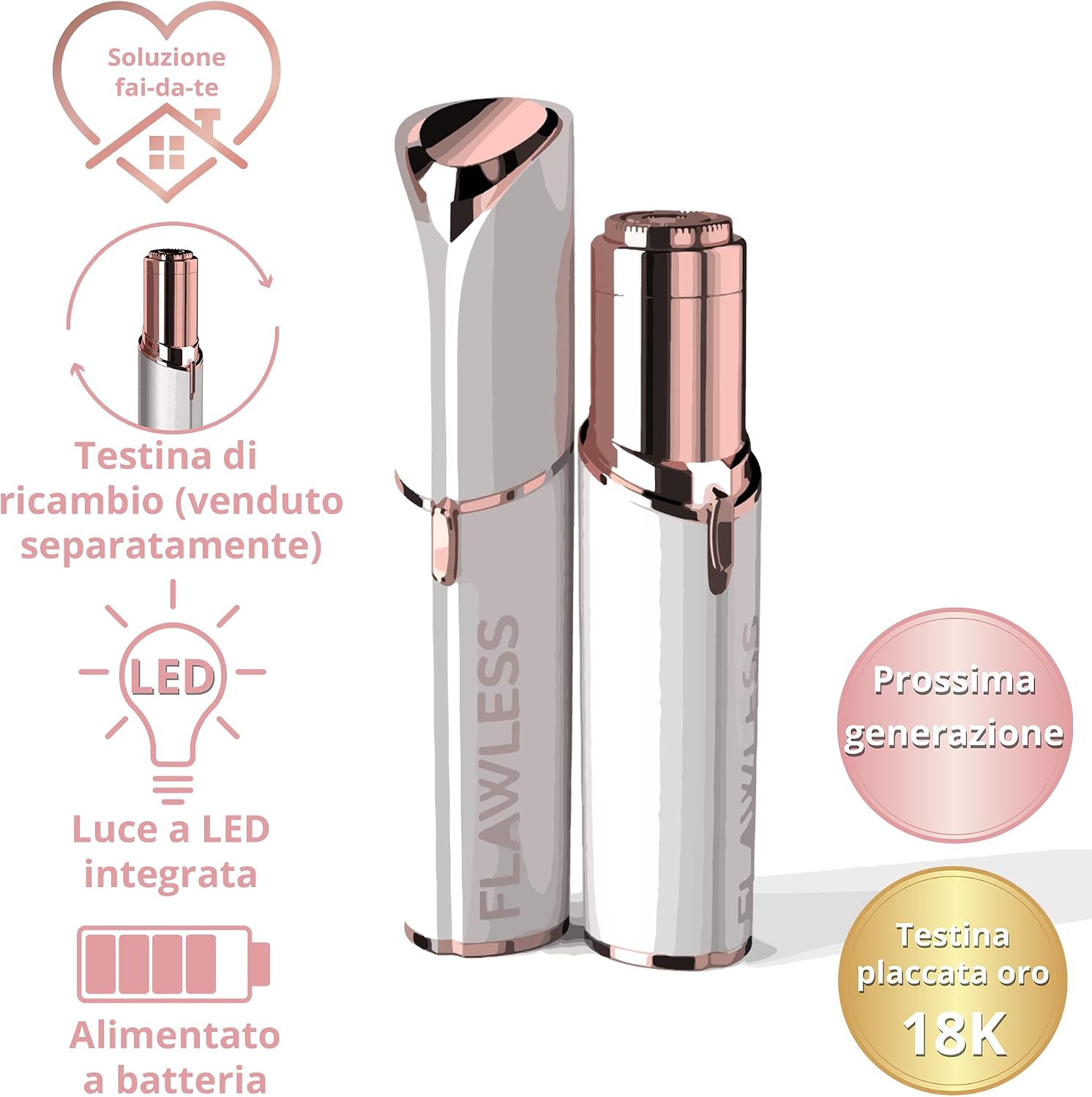 Detalle de Finishing Touch Flawless Next Generation Facial Hair Remover